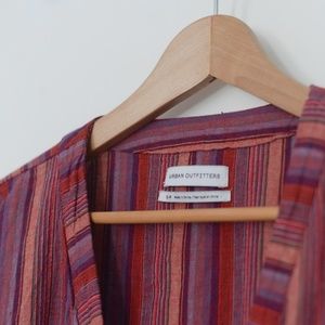 Urban Outfitters Multicolor Surplice Crop Top